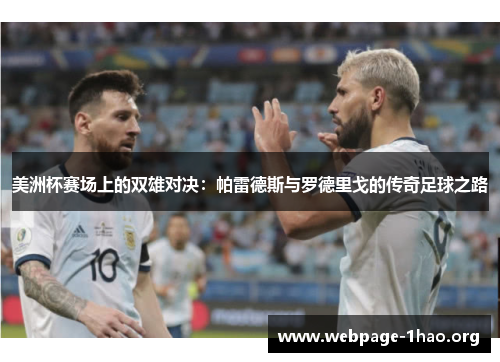 美洲杯赛场上的双雄对决：帕雷德斯与罗德里戈的传奇足球之路