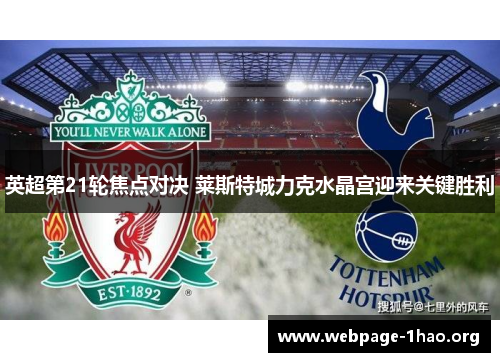 英超第21轮焦点对决 莱斯特城力克水晶宫迎来关键胜利